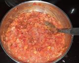 A picture of step 2 of Pizza sauce with paneer(jain).