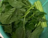 Hình bước làm 1 của món Canh mướp mồng tơi nấm linh chi