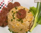 รูปขั้นตอนการทำที่ 5 ของ 🍚ข้าวผัดแหนมหมูสุดอีซี่🐷