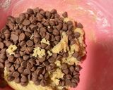A picture of step 5 of Sweetened Condensed milk chocolate chip cookies.