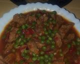 A picture of step 3 of Stewed meat and peas.