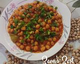 A picture of step 4 of Chana Chilli.