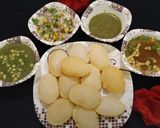 A picture of step 2 of Teekhi (Suji K Golgappe).