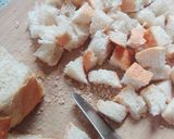 Foto del paso 4 de la receta: Ensalada César con rosetas de queso sin lactosa