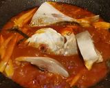 Gambar langkah 6 resipi Asam Pedas Ikan Nyok-Nyok.