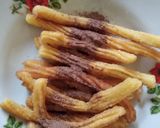 Foto langkah ke 7 dari resep Churros Ekonomis Tanpa Mixer.