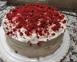 Φωτογραφία βήματος 13 της συνταγής "Red velvet cake με frosting λευκής σοκολάτας" ❤️🎀