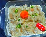 A picture of step 10 of Malai chicken.