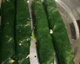A picture of step 6 of Jade corn soup and paneer-corn patra.