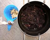 A picture of step 1 of Zobo (Hibiscus drink).