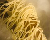 A picture of step 1 of Chilly Garlic Noodles.