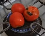 A picture of step 6 of Tamater ki chutney(2 different way)& Jaley tamater ka bhurta🔥🍅.