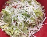 Grilled Chicken Bacon Ranch salad pizza recipe step 2 photo