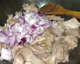 A picture of step 2 of White mutton 😋😋.