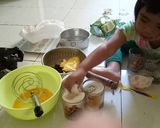 Foto langkah ke 1 dari resep Bolu coklat keju panggang.