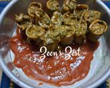 A picture of step 3 of Paccheri Pasta with Spinach and Cheese.