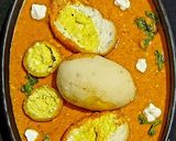 A picture of step 4 of Vegetable Egg Curry.