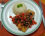 Foto del paso 5 de la receta: Salmón con bruschetta