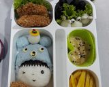 Foto langkah ke 4 dari resep Mommy bento ballerina dori oat mayo madu.
