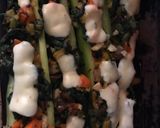 Foto del paso 6 de la receta: Ají relleno de espinaca con papas salteadas