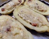Foto del paso 7 de la receta: Papas rellenas con queso azul y ají asado - dos cocciones
