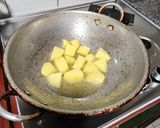 A picture of step 2 of Easy Spicy Ginataang Manok.
