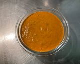 Une image de l'étape 7 de Sauce aux tomates, pesto, ail frais, soja et gingembre.