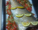 Foto del paso 4 de la receta: Sama con verduras y papas embarradas al horno