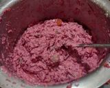 A picture of step 1 of Beetroot appam.