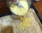 A picture of step 8 of Quick and Delicious Kaseri Cheese Pie.