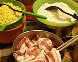 Hình bước làm 1 của món Bánh chưng, bánh tét