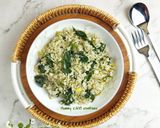 Foto langkah ke 7 dari resep Nasi Goreng Bayam Cabe Hijau.