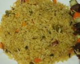 A picture of step 3 of Chinese fried rice.