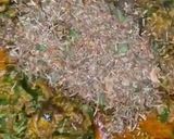 A picture of step 7 of Egusi soup.