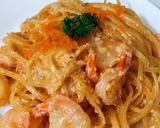 รูปขั้นตอนการทำที่ 5 ของ สปาเก็ตตี้ครีมไข่กุ้ง