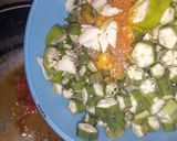 A picture of step 2 of Bhindi ki Sabzi.