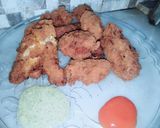 A picture of step 6 of KFC style fried chicken.