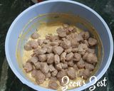 A picture of step 2 of Soya Chunks Pakoras.