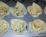 Foto del paso 4 de la receta: Mini cesta de beicon y Crêpes en salsa de queso de cabra