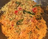 A picture of step 6 of Rawa Upma.