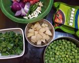 বাটার মশালা উইথ মটর পনির (butter Masala with matar paneer recipe in Bengali) রেসিপির ধাপ 1 ছবি