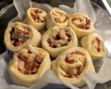 Foto langkah ke 4 dari resep Roti Isi dan Gulung (1 kali proofing).