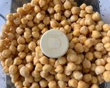 A picture of step 2 of Chickpea Falafel Balls with Tahini Sauce.