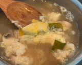 รูปขั้นตอนการทำที่ 4 ของ ข้าวต้มไข่ซุปมิโสะ