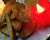A picture of step 5 of Potato wedges.