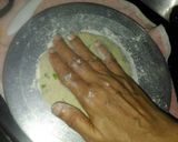 A picture of step 2 of Jowar Spring Onion,Green Garlic Rotla.