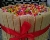 Foto langkah ke 6 dari resep Rainbow Cake Kukus.