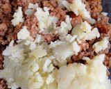 Foto del paso 12 de la receta Pimientos rellenos de carne y gratinados con salsa de puerro