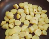 A picture of step 3 of Sweet potato chaat.