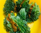 A picture of step 2 of Halka Pulka Bharwa Karela (Stuffed bitter gourd).